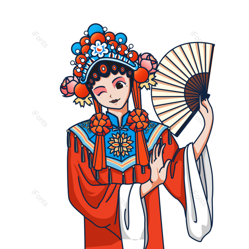 中国风图片,中国元素,效果元素PNG,京剧免抠素材